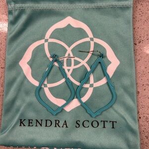 Kendra Scott Sophee Turquoise Open Frame Earrings